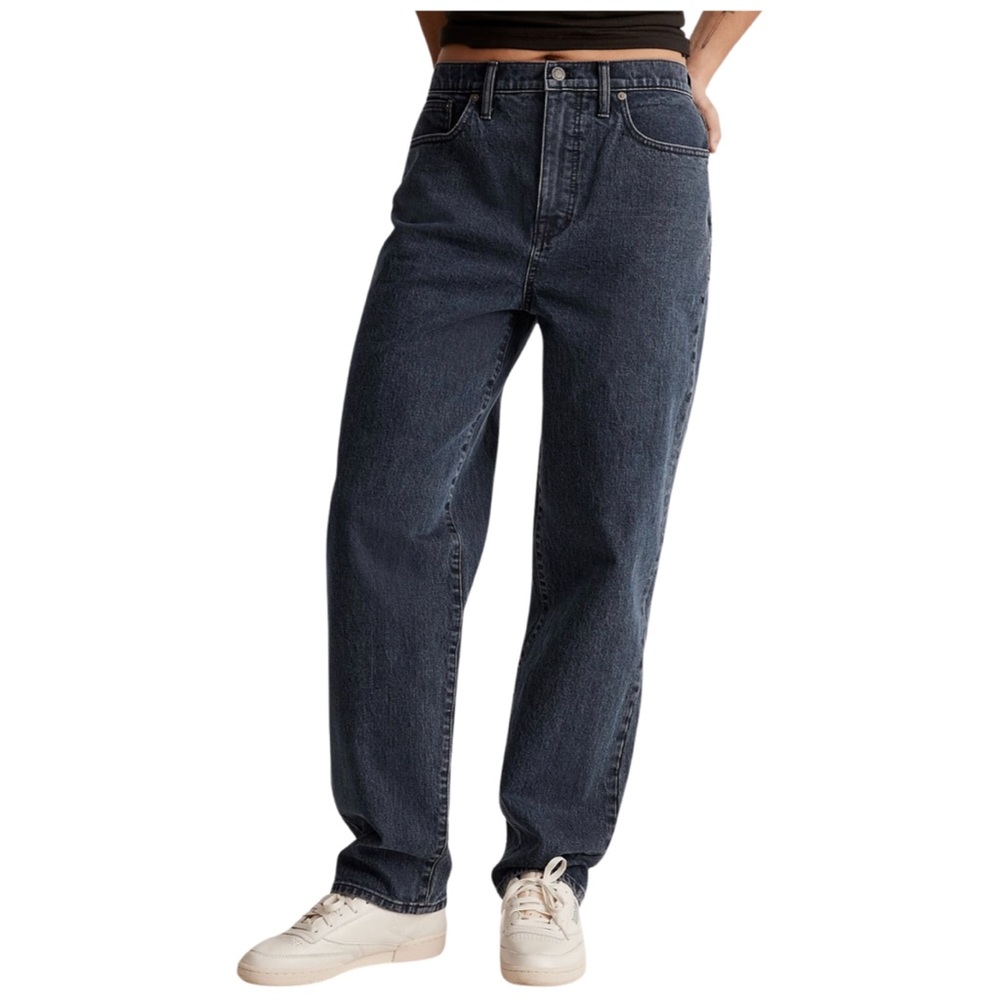 Madewell The Dadjean NWT in Charcoal Indigo Wash Size 33